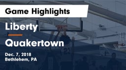Liberty  vs Quakertown  Game Highlights - Dec. 7, 2018