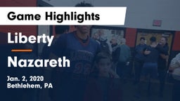 Liberty  vs Nazareth  Game Highlights - Jan. 2, 2020