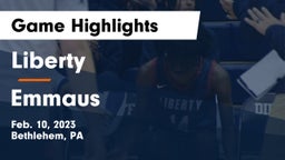 Liberty  vs Emmaus  Game Highlights - Feb. 10, 2023