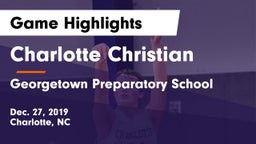 Charlotte Christian  vs Georgetown Preparatory School Game Highlights - Dec. 27, 2019