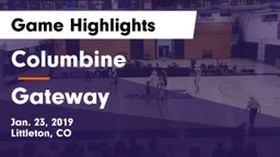 Columbine  vs Gateway  Game Highlights - Jan. 23, 2019