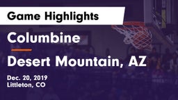 Columbine  vs Desert Mountain, AZ Game Highlights - Dec. 20, 2019