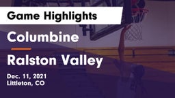 Columbine  vs Ralston Valley  Game Highlights - Dec. 11, 2021