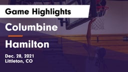 Columbine  vs Hamilton Game Highlights - Dec. 28, 2021