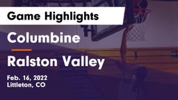 Columbine  vs Ralston Valley  Game Highlights - Feb. 16, 2022