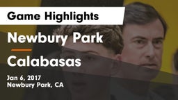 Newbury Park  vs Calabasas  Game Highlights - Jan 6, 2017