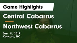 Central Cabarrus  vs Northwest Cabarrus  Game Highlights - Jan. 11, 2019