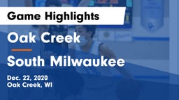Oak Creek  vs South Milwaukee  Game Highlights - Dec. 22, 2020