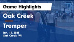 Oak Creek  vs Tremper Game Highlights - Jan. 13, 2023