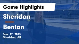 Sheridan  vs Benton  Game Highlights - Jan. 17, 2023