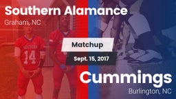Matchup: Southern Alamance vs. Cummings  2017