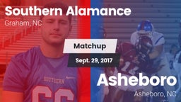 Matchup: Southern Alamance vs. Asheboro  2017