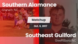 Matchup: Southern Alamance vs. Southeast Guilford  2017