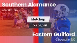 Matchup: Southern Alamance vs. Eastern Guilford  2017