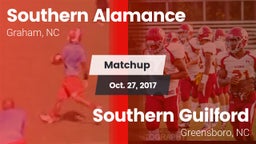 Matchup: Southern Alamance vs. Southern Guilford  2017