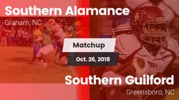 Matchup: Southern Alamance vs. Southern Guilford  2018
