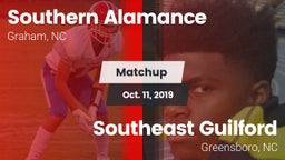 Matchup: Southern Alamance vs. Southeast Guilford  2019