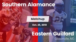 Matchup: Southern Alamance vs. Eastern Guilford  2019
