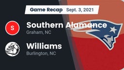 Recap: Southern Alamance  vs. Williams  2021