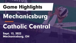Mechanicsburg  vs Catholic Central  Game Highlights - Sept. 13, 2022