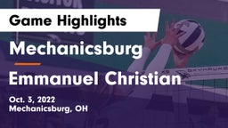 Mechanicsburg  vs Emmanuel Christian Game Highlights - Oct. 3, 2022