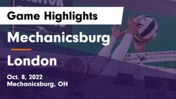 Mechanicsburg  vs London  Game Highlights - Oct. 8, 2022