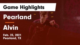 Pearland  vs Alvin  Game Highlights - Feb. 23, 2021