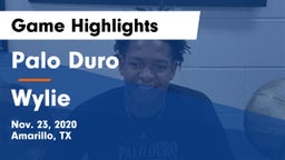 Palo Duro  vs Wylie  Game Highlights - Nov. 23, 2020
