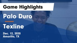 Palo Duro  vs Texline  Game Highlights - Dec. 12, 2020