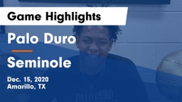 Palo Duro  vs Seminole  Game Highlights - Dec. 15, 2020