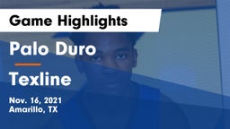 Palo Duro  vs Texline  Game Highlights - Nov. 16, 2021