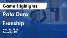 Palo Duro  vs Frenship  Game Highlights - Nov. 14, 2023