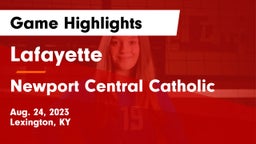 Lafayette  vs Newport Central Catholic  Game Highlights - Aug. 24, 2023