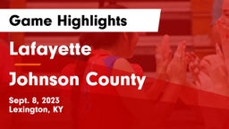 Lafayette  vs Johnson County Game Highlights - Sept. 8, 2023