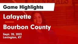 Lafayette  vs Bourbon County  Game Highlights - Sept. 20, 2023