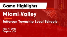 Miami Valley  vs Jefferson Township Local Schools Game Highlights - Jan. 4, 2019