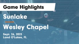 Sunlake  vs Wesley Chapel  Game Highlights - Sept. 26, 2023