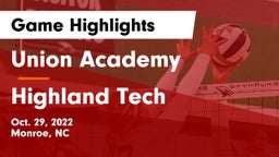 Union Academy  vs Highland Tech  Game Highlights - Oct. 29, 2022