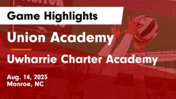 Union Academy  vs Uwharrie Charter Academy Game Highlights - Aug. 14, 2023