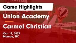 Union Academy  vs Carmel Christian  Game Highlights - Oct. 12, 2023