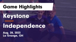 Keystone  vs Independence  Game Highlights - Aug. 28, 2023