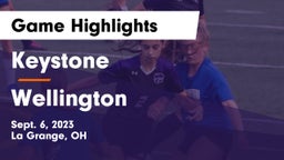 Keystone  vs Wellington  Game Highlights - Sept. 6, 2023