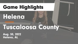 Helena  vs Tuscaloosa County  Game Highlights - Aug. 30, 2022