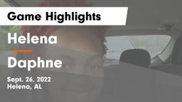 Helena  vs Daphne  Game Highlights - Sept. 26, 2022