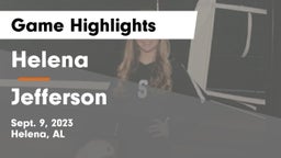 Helena  vs Jefferson  Game Highlights - Sept. 9, 2023