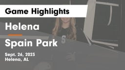 Helena  vs Spain Park  Game Highlights - Sept. 26, 2023