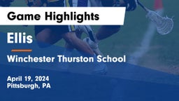Ellis  vs Winchester Thurston School Game Highlights - April 19, 2024
