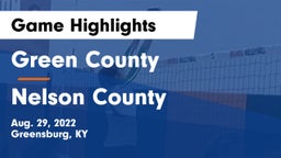 Green County  vs Nelson County  Game Highlights - Aug. 29, 2022
