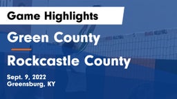 Green County  vs Rockcastle County  Game Highlights - Sept. 9, 2022