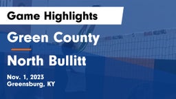 Green County  vs North Bullitt  Game Highlights - Nov. 1, 2023
